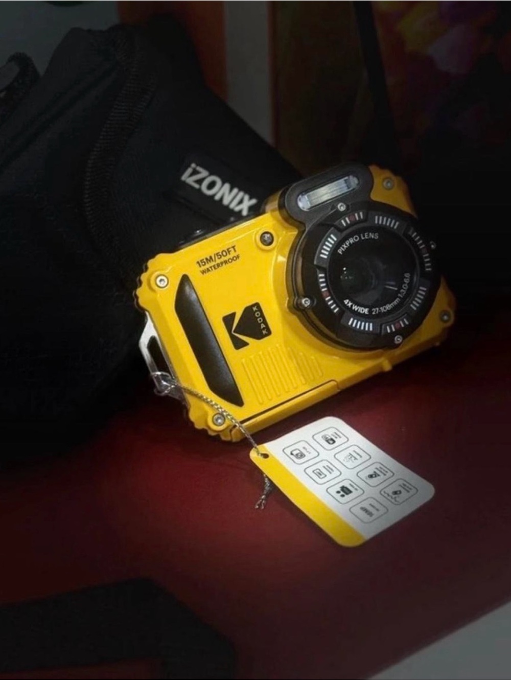 Kodak Yellow Waterproof Action Camera